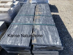 Schieferplatten Sichtschutz Stelen Säulen 50x200cm Stück Preis - Bild 1 von 8