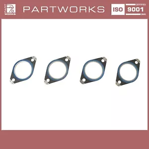 4x Flachdichtung Abgaskrümmer für PORSCHE 924S 944 ab '86- 951 Turbo - Bild 1 von 7