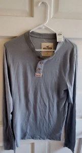 Hollister California Men’s casual Sweater Large NWT Gray - Picture 1 of 3