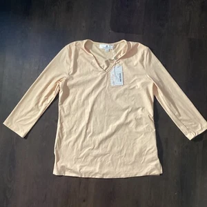 Jean Pierre Klifa Womens Beige Long Sleeve Shirt Size S - Picture 1 of 8