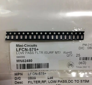 LFCN-575+ MINI CIRCUIT FILTER SMD ROHS 2 STÜCK - Bild 1 von 1