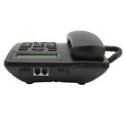 (Black) Corded Desktop Landline Phone With Caller ID Speed Dial Mute