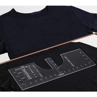Download T Shirt Alignment Tool Ruler Centering Tool Htv Alignment Guide Ebay