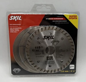 3x Diamanttrennscheiben Trennscheiben 115 mm Beton Keramik Ziegel, Skil, 22,23mm - Bild 1 von 2