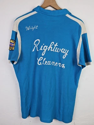 60s Chainstitch Hilton Knit Bowling Shirt Polo XL - Image 1 of 4