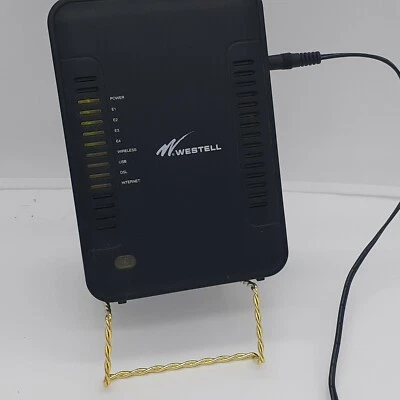 Westell  ADSL2+ VersaLink Cable Modem Model: 7500 4-Port 10/100 Wireless Router  - Image 1 of 4