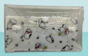 Sanrio Pochacco Clear Multi Case With Pouch Unused - Picture 1 of 7