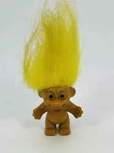 Broche de pelo amarillo Good Luck Troll de RUSS - Imagen 1 de 5