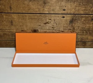 "Auténtica caja vacía Hermes Paris almacenamiento de regalo 14,5" x 5" x 1""" - Imagen 1 de 6