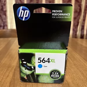 NEW HP 564XL CYAN BLUE Ink High Yield Cartridge Exp 10/2014 CB323WN140 Fast Ship - Picture 1 of 5