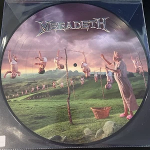 Megadeth, Youthanasia US release picture disc 180 gram vinyl, New Ships Fast - Picture 1 of 2