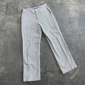 Izod Seersucker Hose Damen 18 Blau Sandy Bay Straight Fit Classicore Classic - Bild 1 von 13