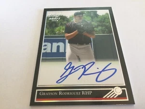 2018 Leaf Ultimate Draft Grayson Rodriguez Rc Auto /15 Baltimore Orioles - Bild 1 von 3