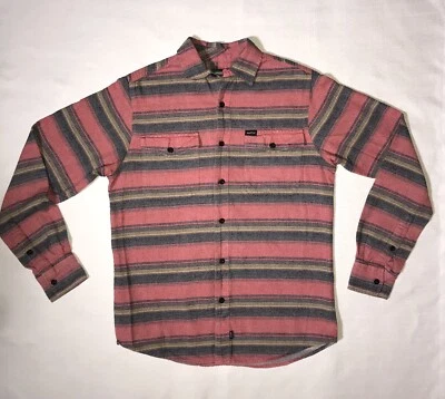 Camisa de skate Matix para hombre talla XS a rayas manga larga abotonada Torey para Matix Foto 1 de 4