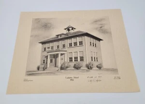 Lucketts School Virginia 1988 Mesko Signed Art Print #88 - Picture 1 of 5