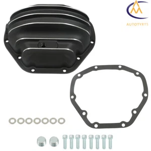 Dana 80 10 Bolt For 94-00 Dodge Ram 3500 Rear Black Differential Cover w/ Gasket - Picture 1 of 12