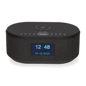 Radiowecker DAB mit Ladefunktion Bluetooth QI Funktion USB Dual Alarm AIC 18DAB - Bild 1 von 6