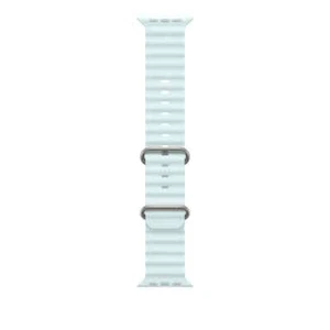 Apple 49mm Ice Blue Ocean Band - Natural Titanium Finish - MXTF3AM/A - Photo 1 sur 7