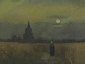 Vincent van Gogh - The Old Tower in the Fields (1884) - 17" x 22" Fine Art Print - Picture 1 of 1