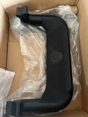 Juego de 2 peldaños laterales multimontaje negros Carr HOOP II XP3 para Jeep Wrangler TJ Foto 1 de 3