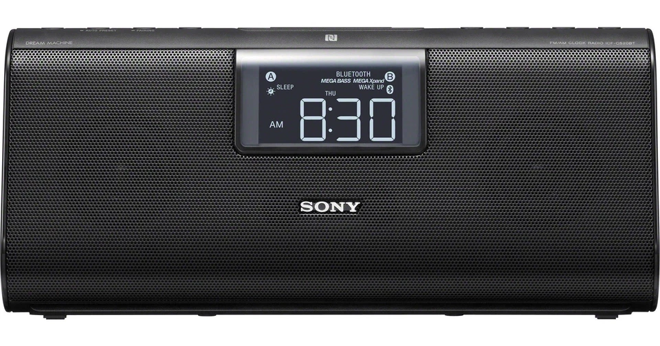 Sony Dream Machine Bluetooth AM/FM Alarm Clock Radio Model ICF-CS20BT - Image 1 of 1