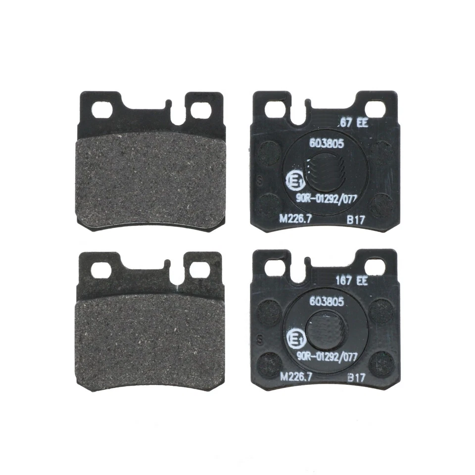 Rear Disc Brake Pad Set for Mercedes-Benz 300CE, 300E, 300SL, 300TD, 300TE, - Image 1 of 1