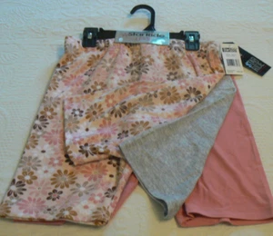 NWT 3-pack Bike Shorts,Girls sz.L (14/16) Star Ride Rose,Gray,Floral-SO SOFT! - Picture 1 of 7