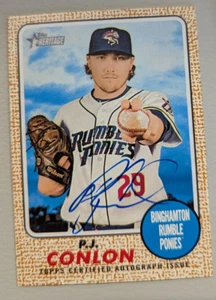 2017 Topps Heritage Minor League Edition Auto - Picture 1 of 18