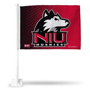 Northern Illinois Huskies 11X14 Window Mount 2-Sided Car Flag - Picture 1 of 5