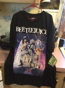 Beetlejuice Original Film Grafik T-Shirt Größe 2XL Neu mit Etikett - Bild 1 von 4