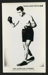 1940-1970 Boxing News Photos #13 MAX SCHMELING Heavyweight Champ VG-EX wrinkle - Picture 1 of 2