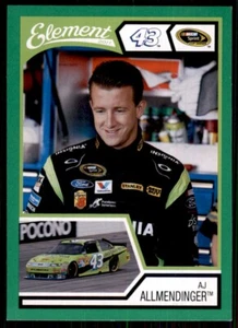 2011 Wheels Element Green Border AJ Allmendinger #1 NASCAR Racing - Picture 1 of 2