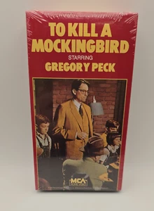 To Kill A Mockingbird VHS 1987 Gregory Peck New Factory Sealed 1962 Movie - Picture 1 of 2
