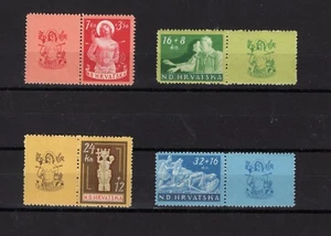 Croatia ww2 1944 - complete set with pendants - Picture 1 of 1