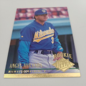 1994 Fleer Angel Miranda 79 Rookie Milwaukee Brewers Baseball Card