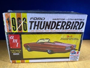 E12-25 MODELL - 1966 FORD THUNDERBIRD - AMT - 2022 - INNENSTÜCK TASCHEN VERSIEGELT - Bild 1 von 9