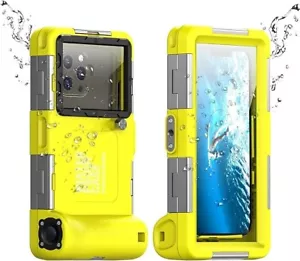 Waterproof Underwater Snorkeling Bluetooth Diving Phone Case for iPhone Samsung - Picture 1 of 12