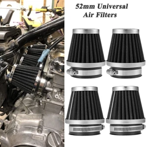 4X Air Filters Cleaner For SUZUKI 52MM KAWASAKI ZG1000 ZL600 ZX550 ZX600 FJ600 - Bild 1 von 12