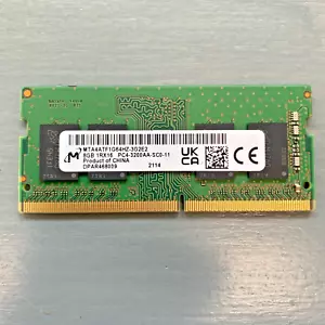 Laptop RAM Micron 8GB 1Rx16 PC4-3200AA Memory RAM SO-DIMM MTA4ATF1G64HZ-3G2E2 - Picture 1 of 2