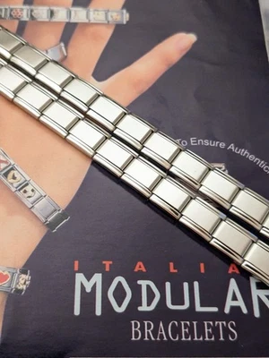 Auténticas Pulseras Zoppini Starter Lote de Dos Diseño Brillante 14 Eslabones en Cada una Foto 1 de 4