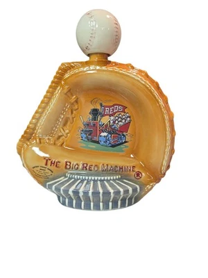 Guante de béisbol 1973 Cincinnati Reds máquina roja grande | jarra de licor Hoffman Foto 1 de 4