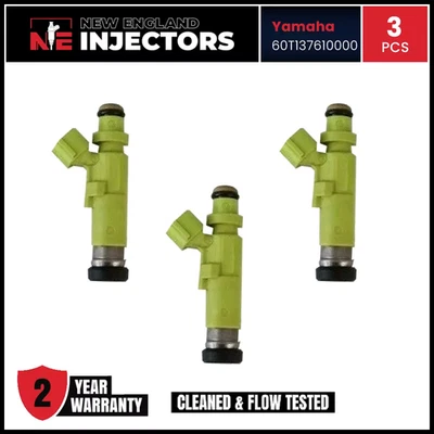 Оригинальный восстановленный комплект топливных форсунок 03-08 Yamaha GP1300R WaveRunner 60T-13761-00-00 - Изображение 1 из 3