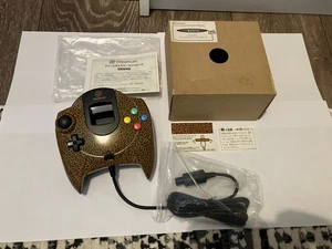 NEW SEGA Dreamcast Official Controller HKT-7700 Leopard Print Dream Point Bank - Picture 1 of 11