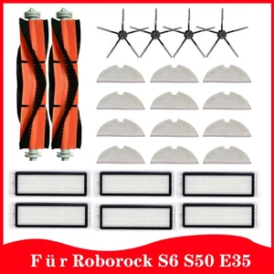 Ersatz Zubehör Für RoborockS6 S50 E35 Hauptbürste Mopp Filter Set Ersatzteile DE - Bild 1 von 33