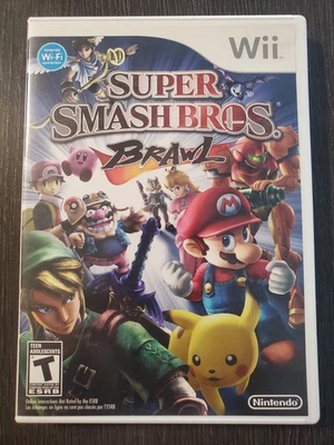Super Smash Bros. Brawl (Nintendo Wii, 2008) CIB, Tested, CD Mini Scratches - Image 1 of 4