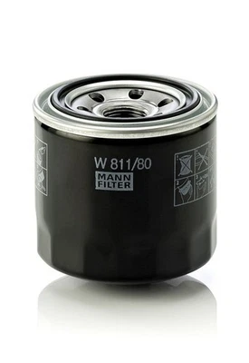 MANN Filter W811/80 Oil Filter Fits Proton Satria 1.3 1.5 1.6 Sprint 1.6 - Image 1 of 4
