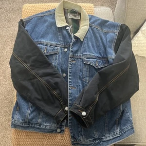 vintage Authentic Jeans Wear County Seat Denim Lined Jacket XL - Picture 1 of 9