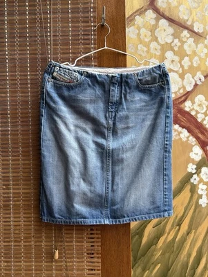 Falda vaquera para mujer Y2K Diesel Industry - Hecha en Italia - Talla 28 Foto 1 de 4