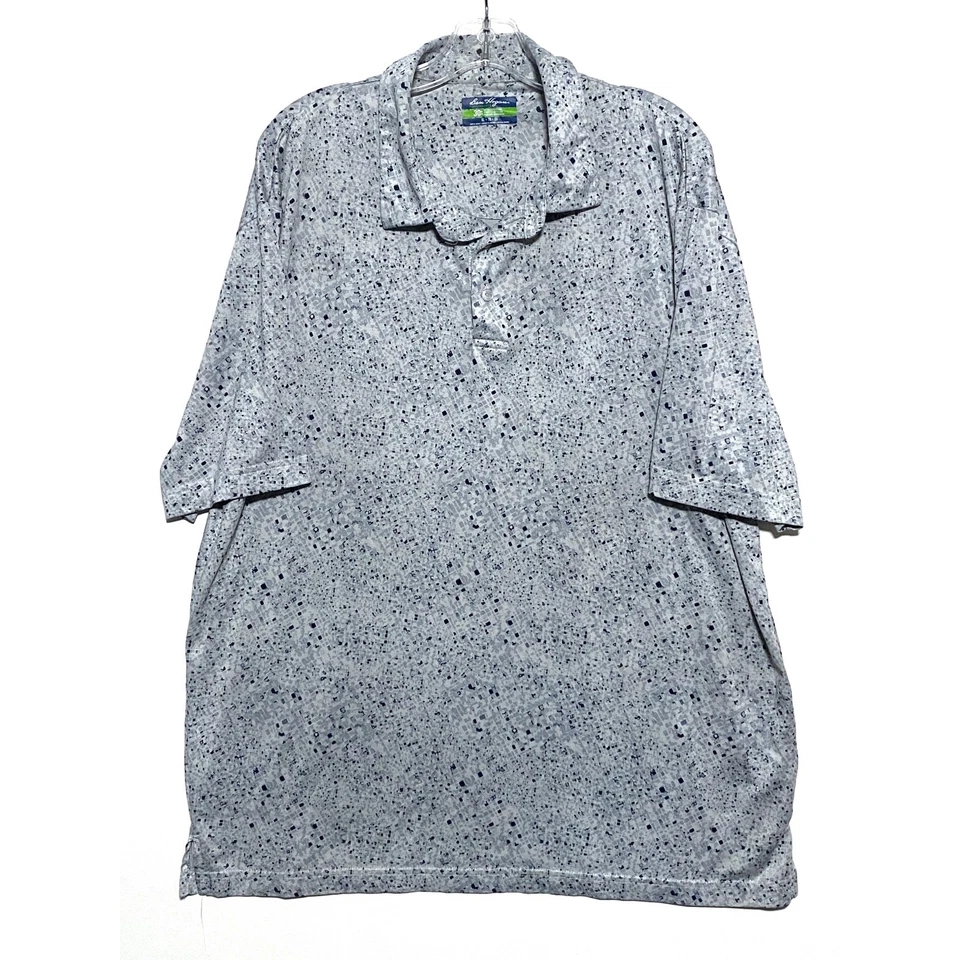 Camisa Polo Ben Hogan Performance Hombres XL Atletismo Geométrica Golf Resort Wear Foto 1 de 4