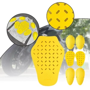 7Pcs Motorcycle Biker Jackets Set Chest Back and Elbow Pads EVA Easy to Clean - Picture 1 of 7